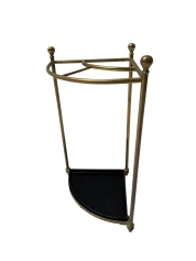 Hollywood Regency Brass Umbrella Stand, 1960s